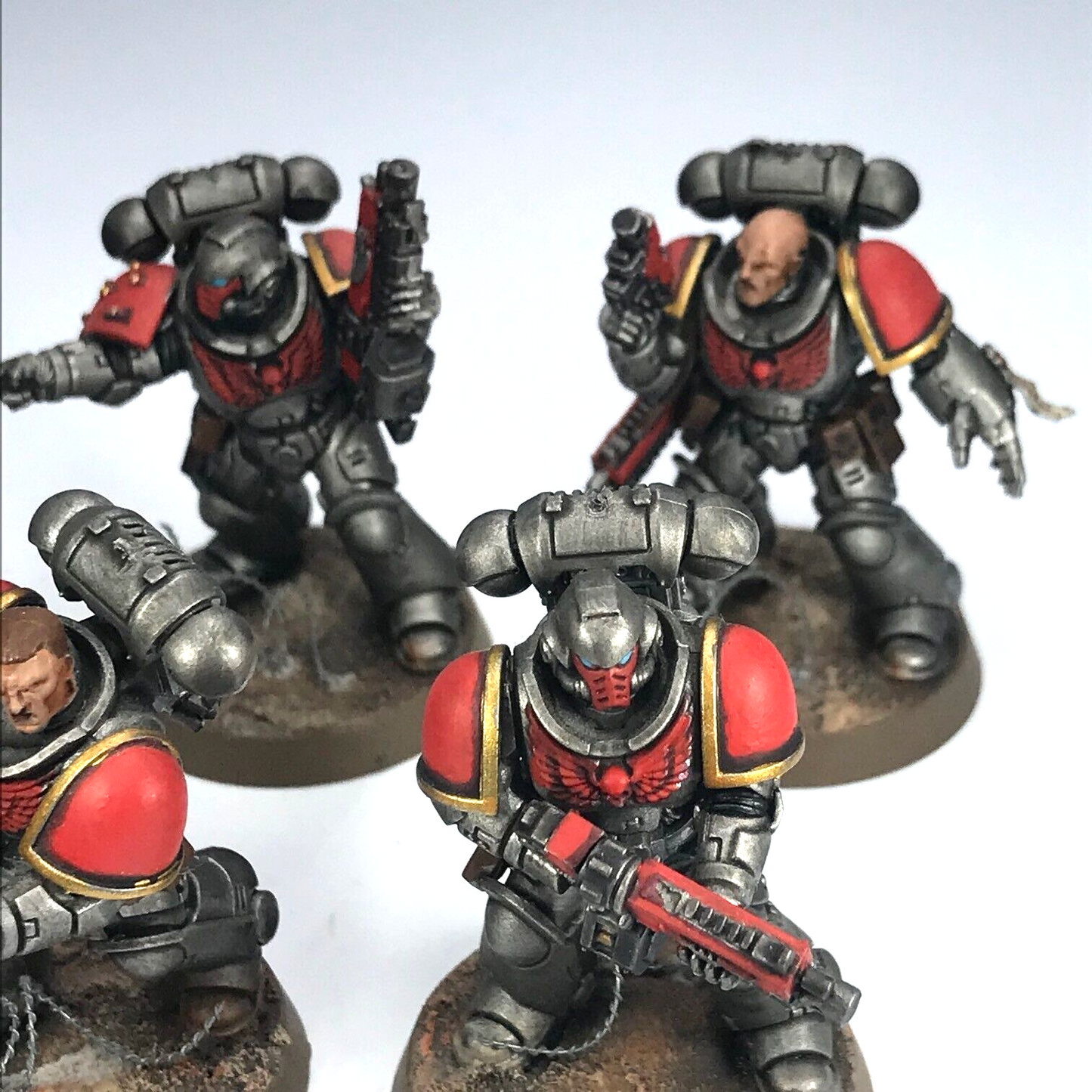 Space Marines Primaris Heavy Intercessors Squad - Painted - Warhammer 40K C593