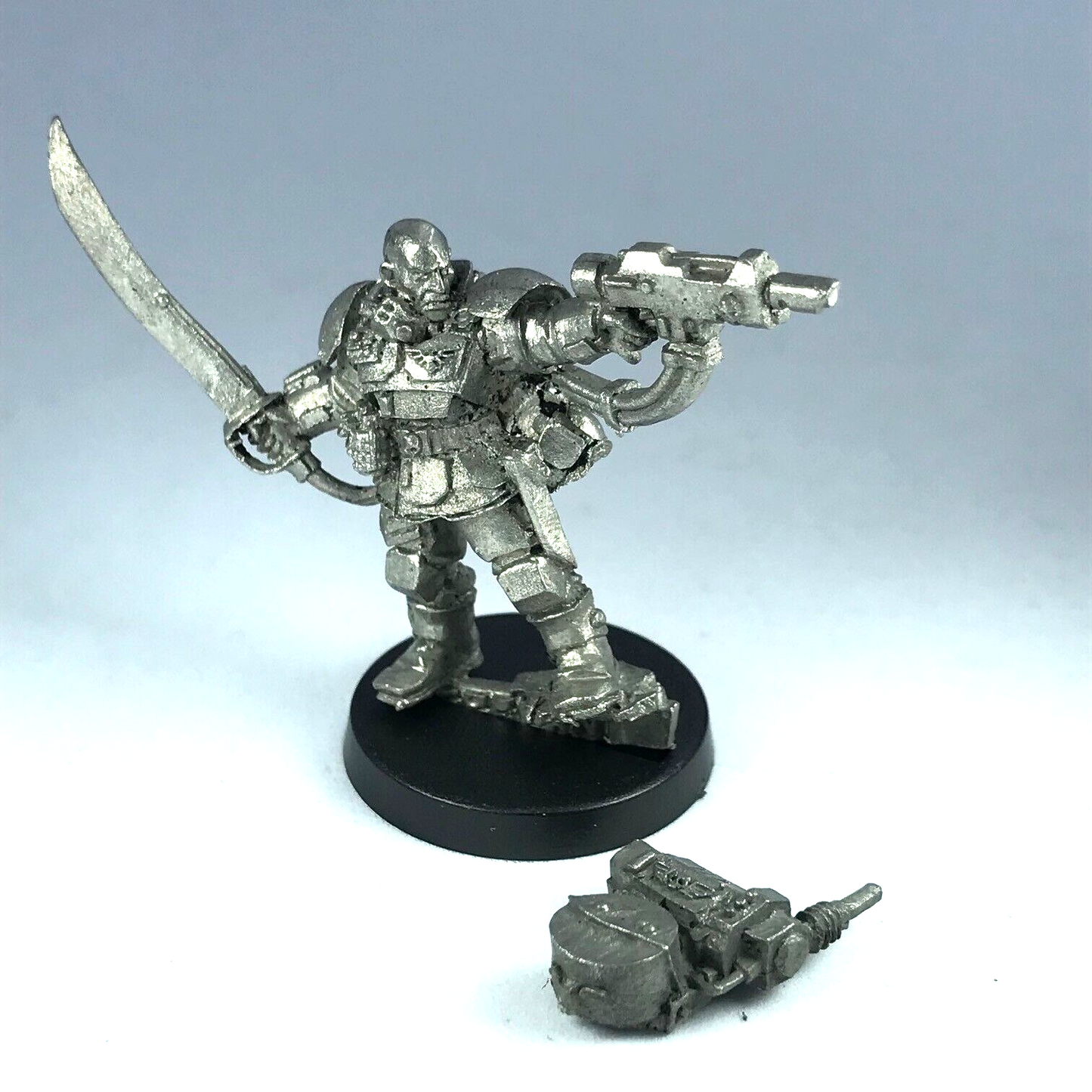 Metal Kasrkin Stormtrooper Sergeant Command Imperial Guard - Warhammer 40K X2427