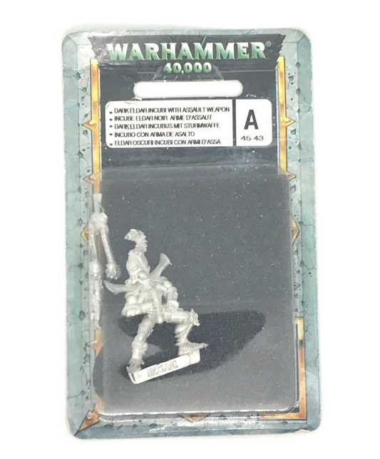 Dark Eldar with Assault Weapon Blister - OOP -  Warhammer 40K Classic Metal C623