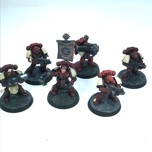 Blood Angel Squad Space Marines - Painted - Warhammer 40K C2402