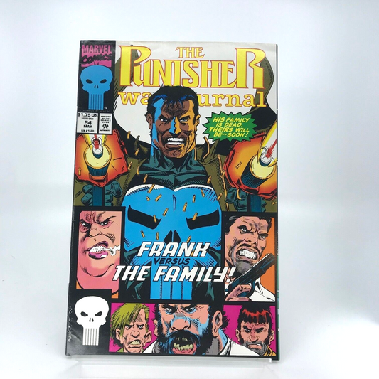 The Punisher War Journal Issue 54 Original Vintage Comic - Marvel Comics D80