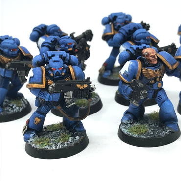 Space Marine Tactical Squad Ultramarines - Painted - Warhammer 40K C2555