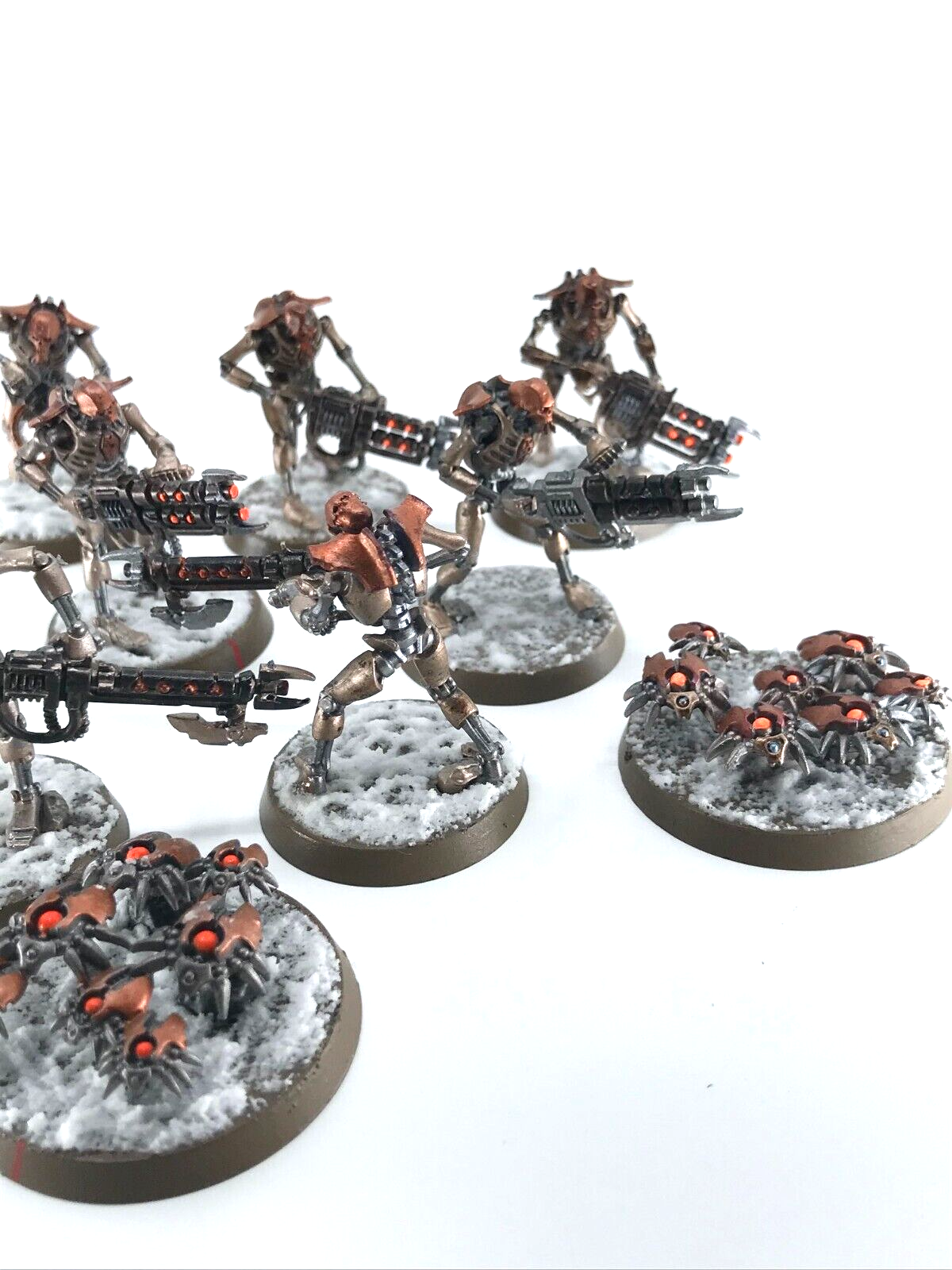 Necron Warriors Squadron - Warhammer 40K Games Workshop Painted C4884