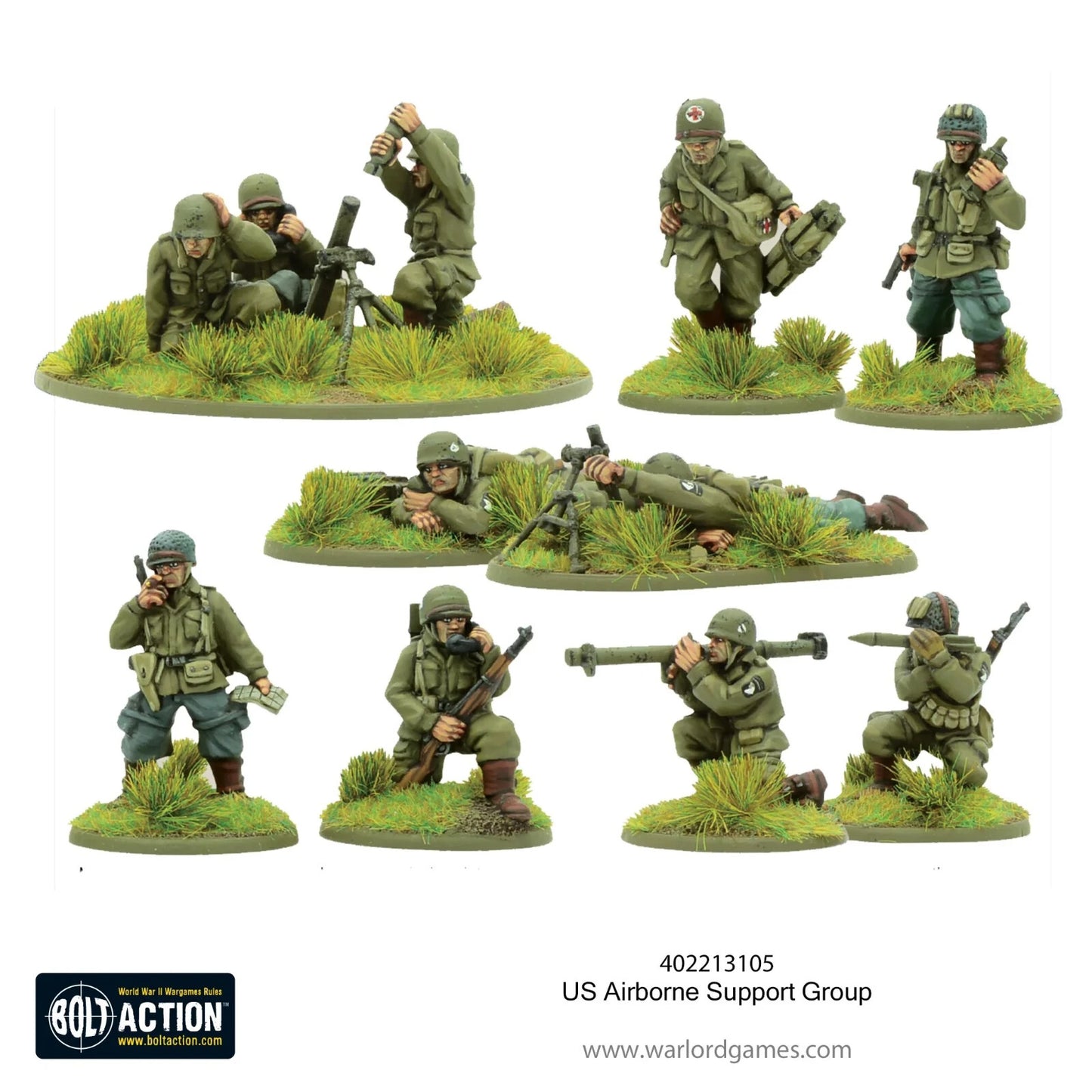 US Airborne Support Group 1944-45 - Warlord Games Bolt Action Miniatures