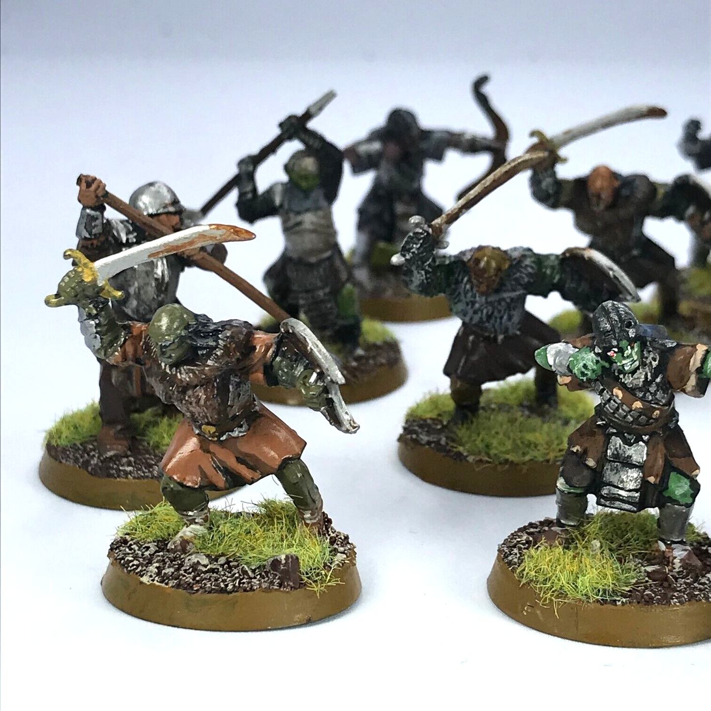 Mordor Orc Warriors - Painted - LOTR / Warhammer / Lord of the Rings C2864