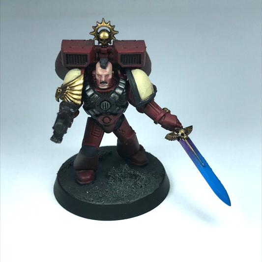 Blood Angel Captain Space Marine - Painted - Warhammer 40K X10371