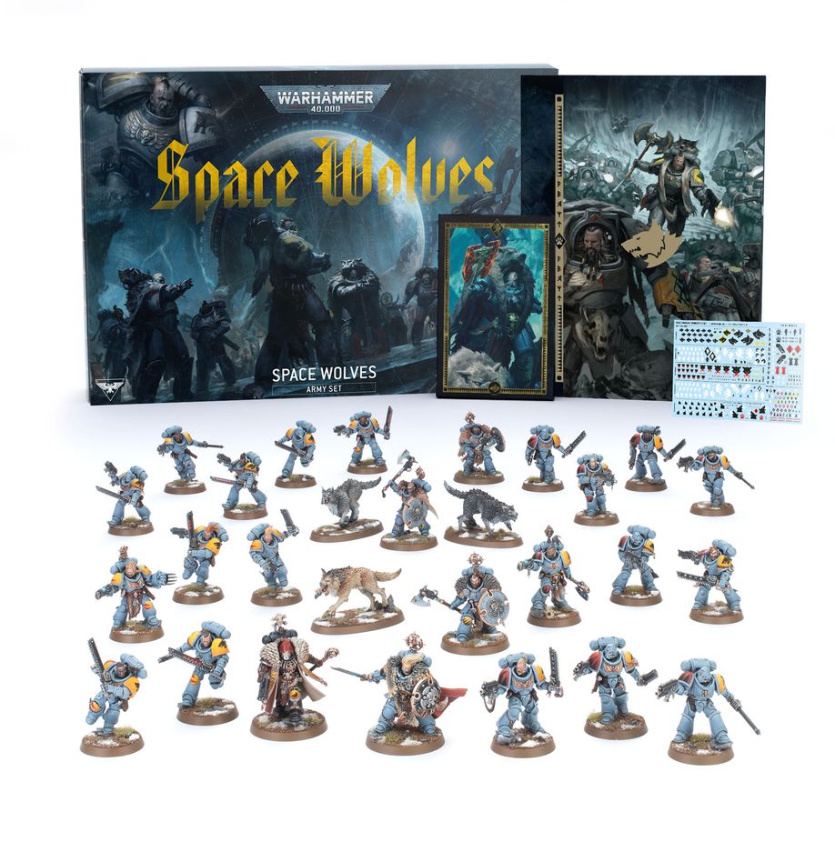 Pre-Order: Space Wolves Army Set - Brand New - Warhammer 40K Games Workshop