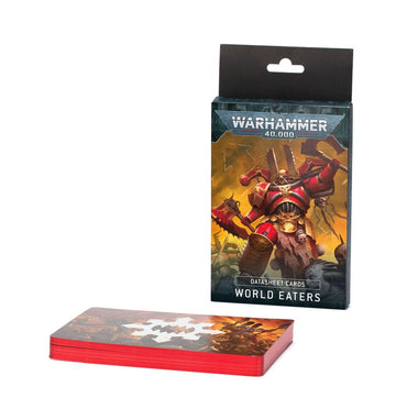 Pre-Order: World Eaters Datasheet Cards - Brand New - Warhammer 40K Games Workshop
