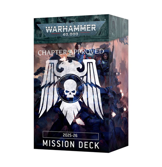 Pre-Order: Mission Deck 2025-26 - Brand New - Warhammer 40K Games Workshop