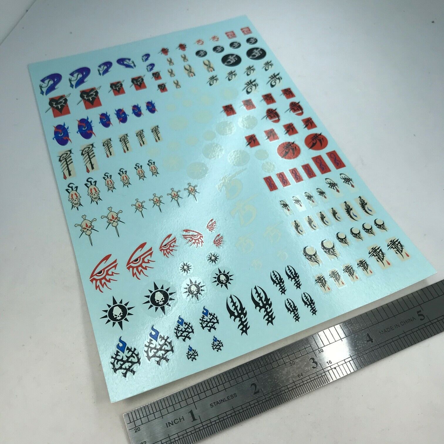 Miniatures Script Transfer Dark Eldar Transfer Sheet - Warhammer 40K T150