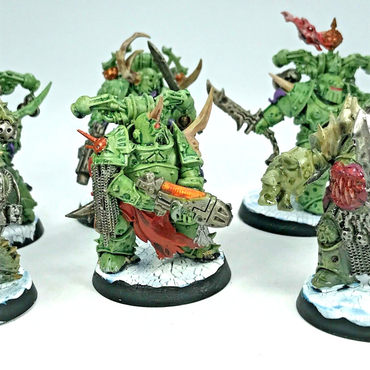 Death Guard Plague Marines Squad Chaos - Painted - Warhammer 40K C2479