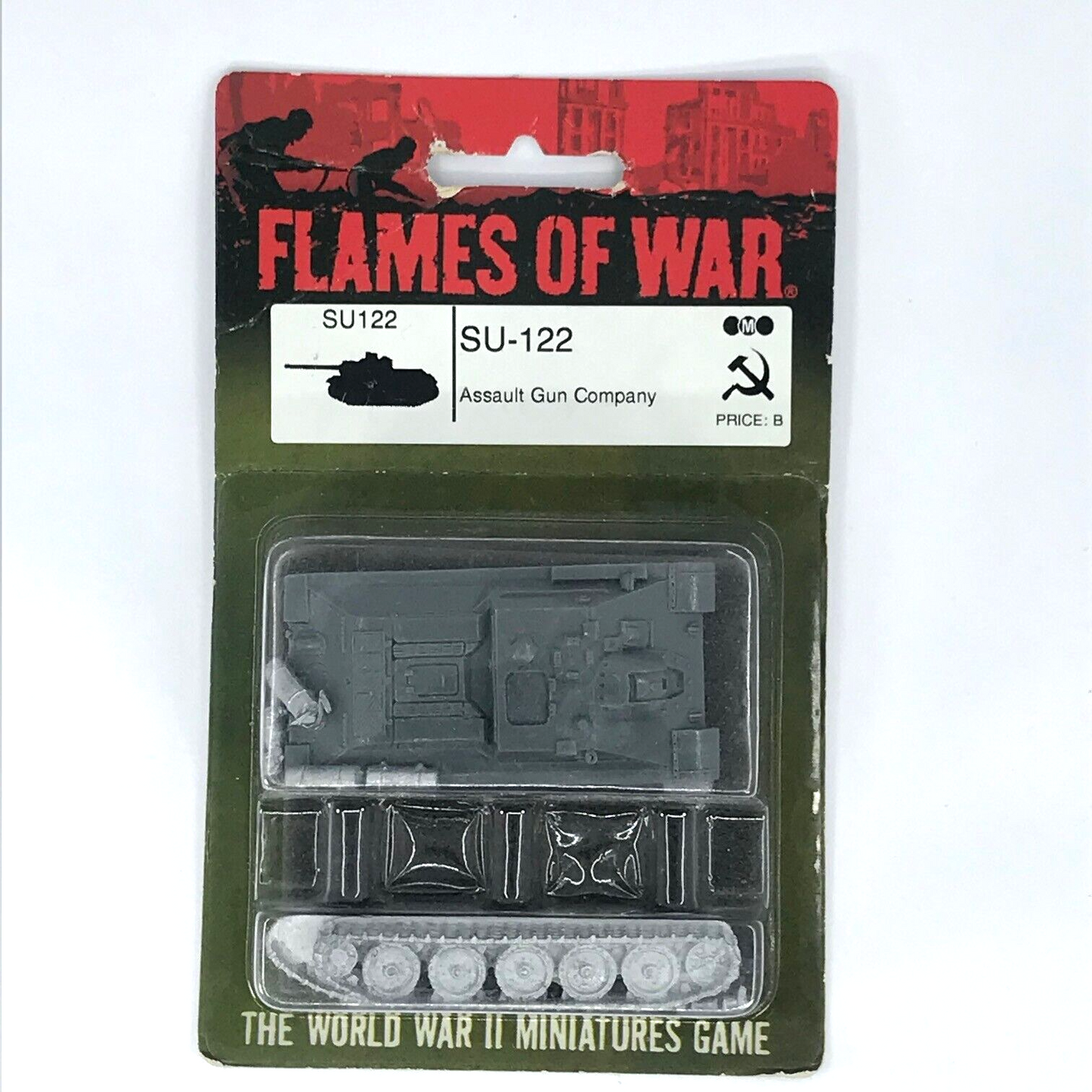 WW2 Soviet SU-122 Assault Gun Blister - Flames of War C1844