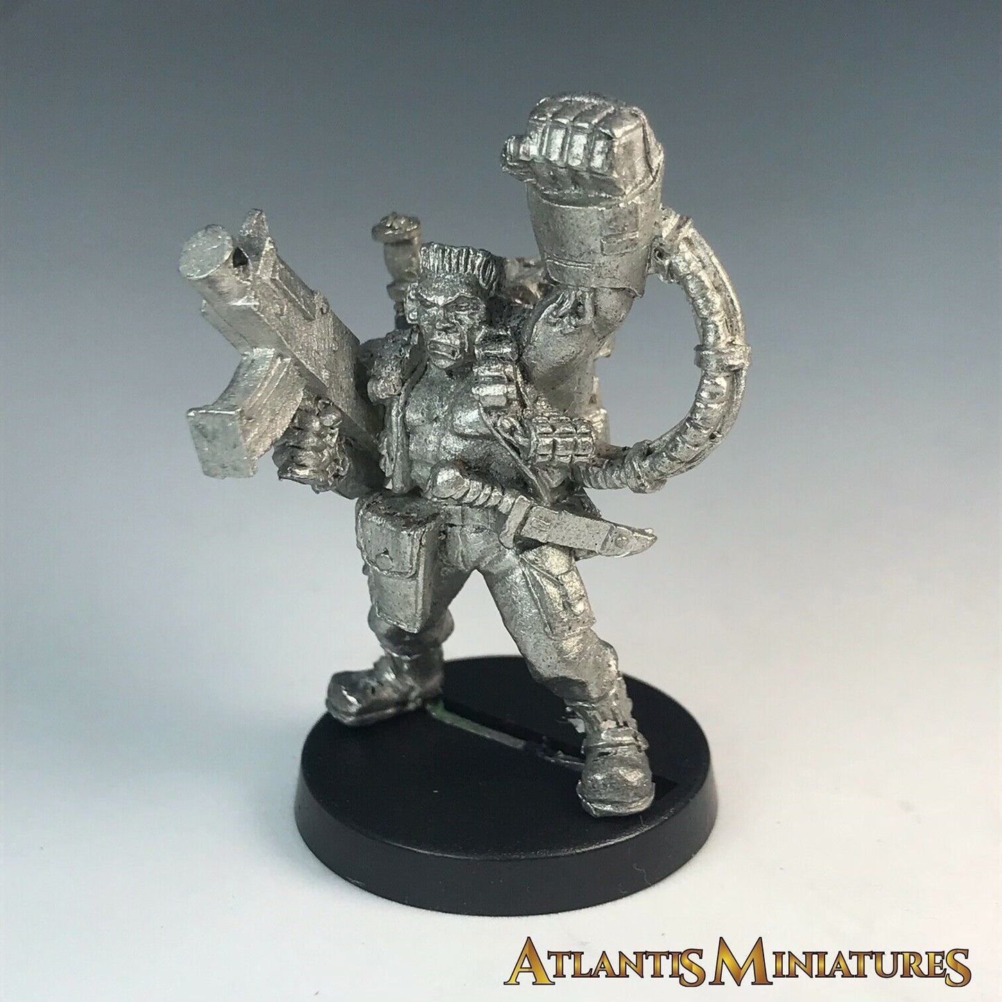 Metal Catachan Commander Lt Imperial Guard - Warhammer 40K X5884