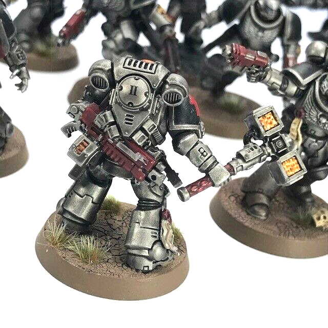 Primaris Assault Intercessors Squad Space Marines - Painted Warhammer 40K C3233