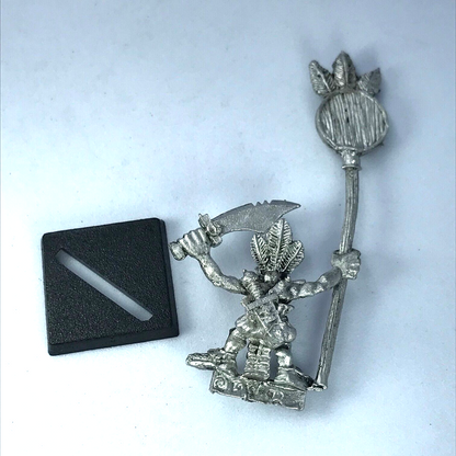 Forest Goblin Standard Bearer Dated 1992 Metal Citadel Warhammer Fantasy X6086