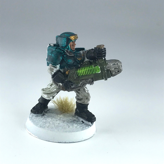 Cadian with Melta Gun Imperial Guard Astra Militarum Warhammer 40K Metal X10955