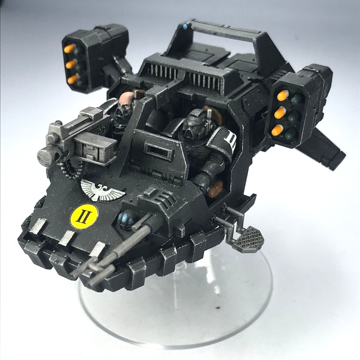 Iron Hands Land Speeder Typhoon Space Marines - Painted - Warhammer 40K C2882