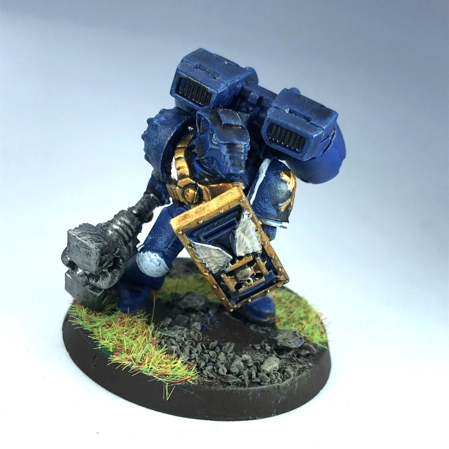 Ultramarine Captain with Jump Pack Space Marine - Painted - Warhammer 40K X11362