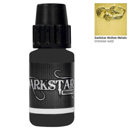 Victorian Gold Darkstar Molten Metals Paint 17ml Bottles - New & Unopened