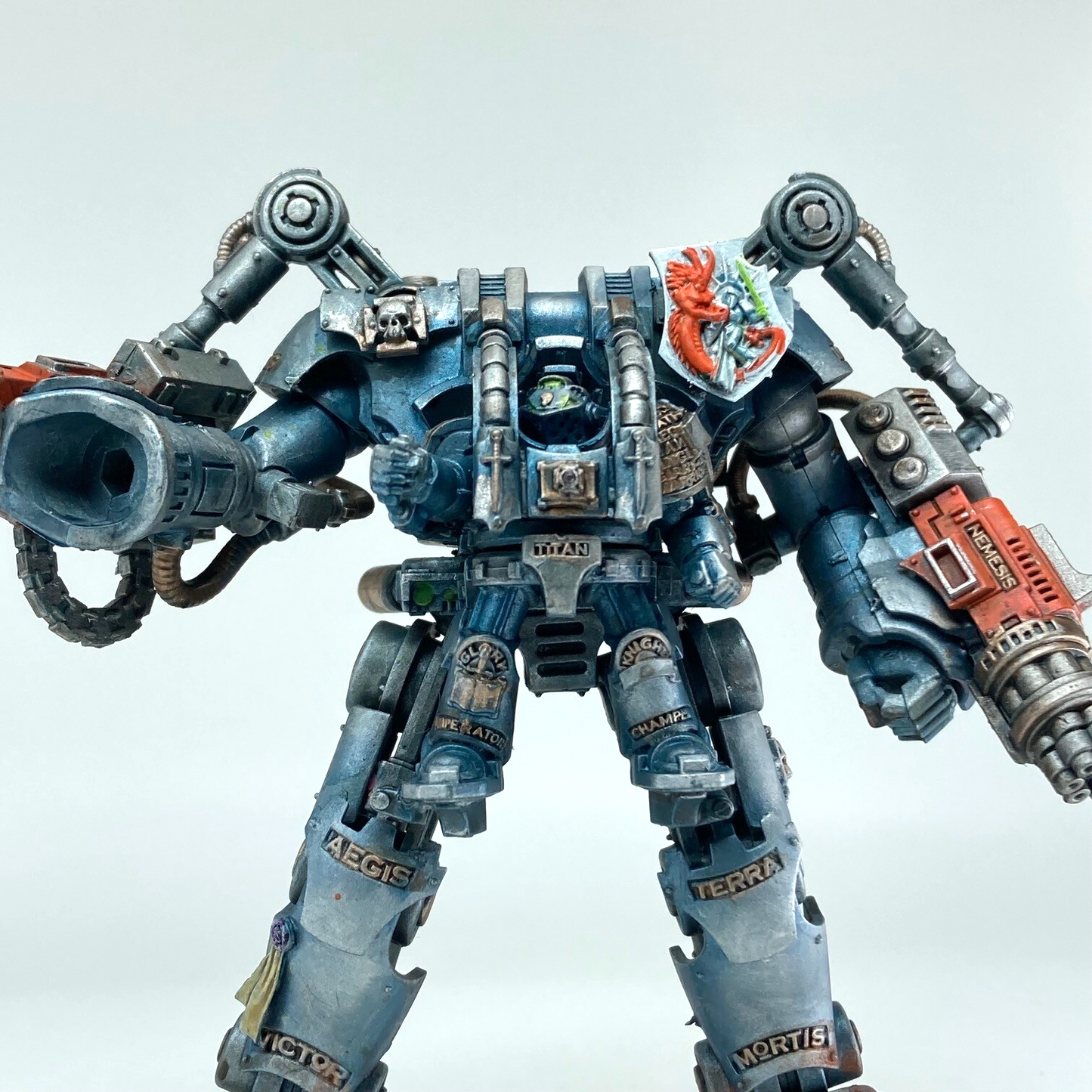 Grey Knights Nemesis Dreadknight Space Marines - Painted - Warhammer 40K (5)