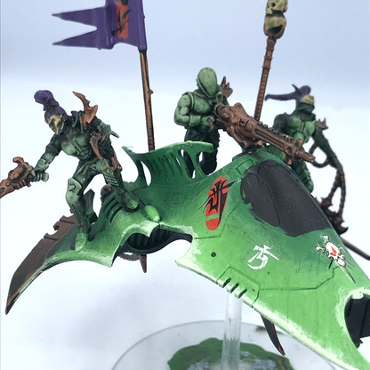 Drukhari Dark Eldar Venom Skycraft Flyer - Painted - Warhammer 40K