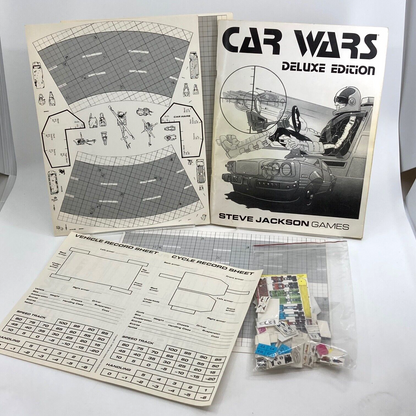 Car Wars Deluxe Edition - Steve Jackson Games - Unsure if Complete W137