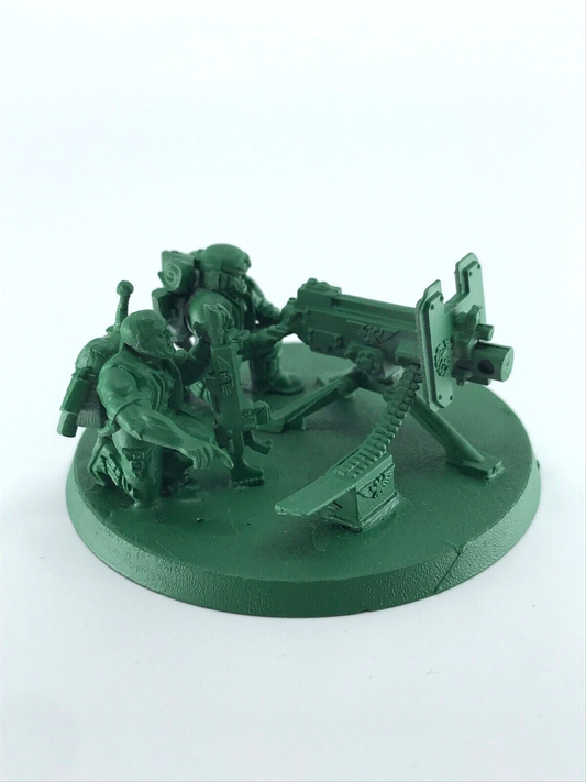 Cadian Heavy Bolter Team Imperial Guard - Painted - Warhammer 40K C1523