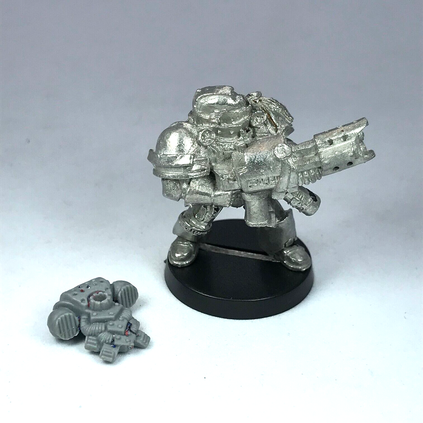 Metal Classic Grey Knight With Incinerator Space Marine - Warhammer 40K X3536