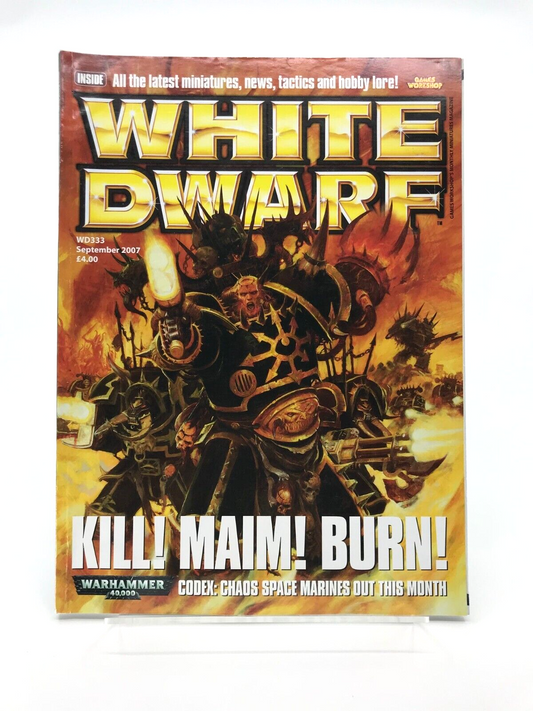 White Dwarf 333 Magazine Games Workshop Warhammer Fantasy 40,000 40K M519