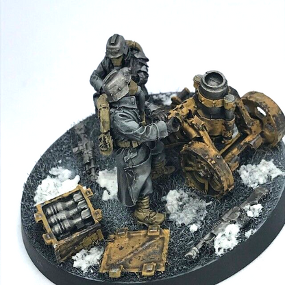 Death Korps of Krieg Mortar Team Astra Militarum - Warhammer 40K Painted C4025