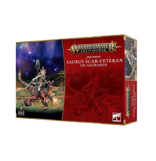 Saurus Scar-Veteran On Aggradon - Seraphon - Brand New - Warhammer Age of Sigmar