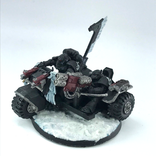 Dark Angels Ravenwing Attack Bike - Warhammer 40K Painted Games Workshop C882