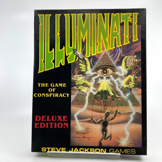 lluminati Deluxe Edition - Steve Jackson Games - Unsure if Complete W143