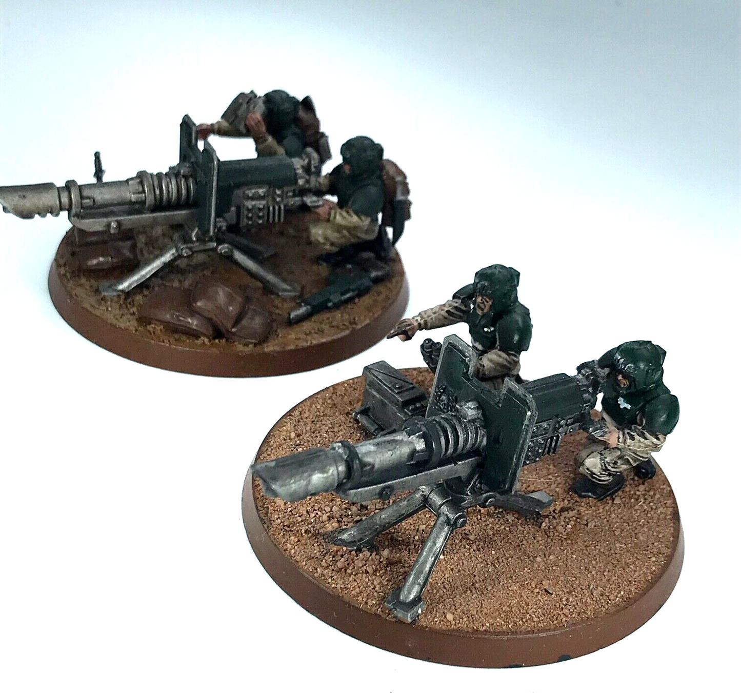 Cadian Lascannon Squad Imperial Guard - Painted - Warhammer 40K GW C2007