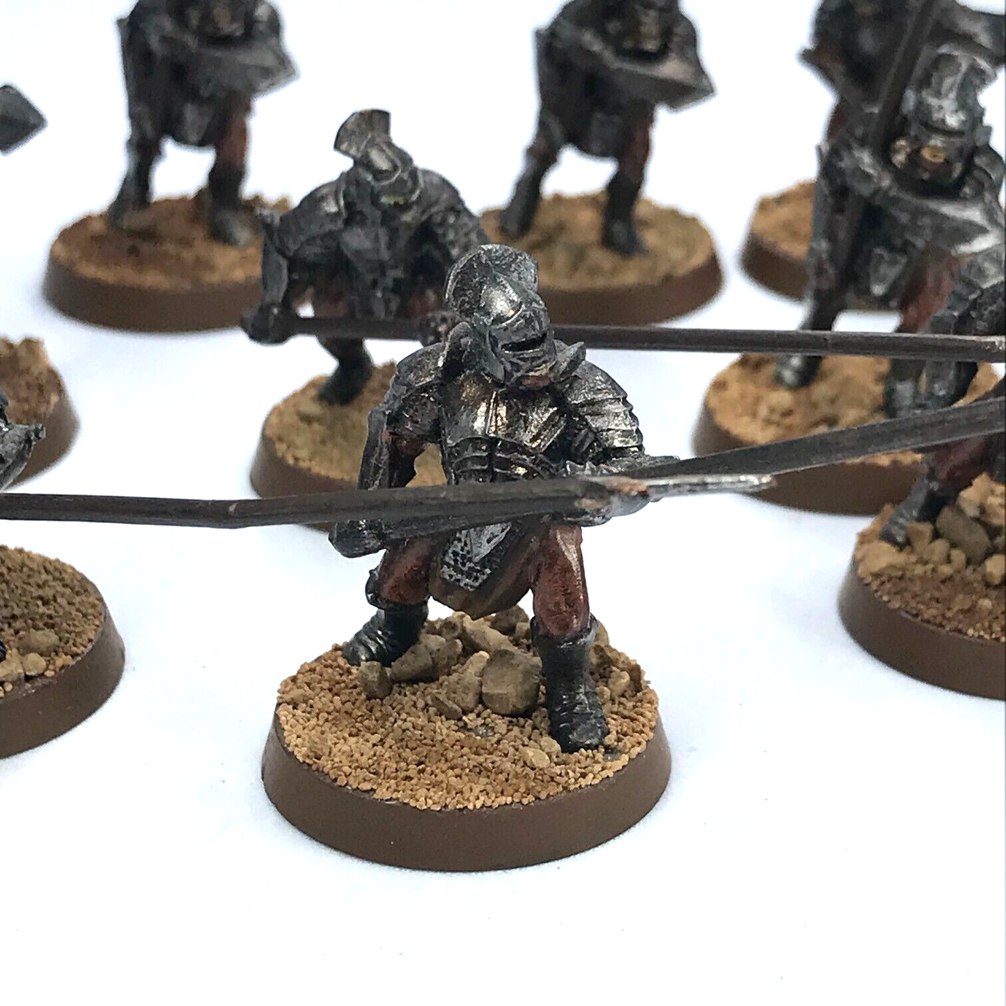 Uruk Hai Pikemen Infantry - LOTR / Warhammer / Lord of the Rings Painted C4584