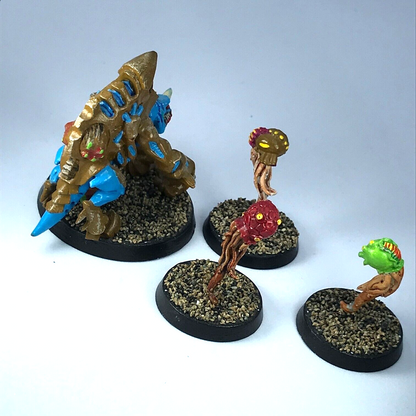 Classic Metal Tyranid Biovore & Spore Mines - Painted - Warhammer 40K X11588