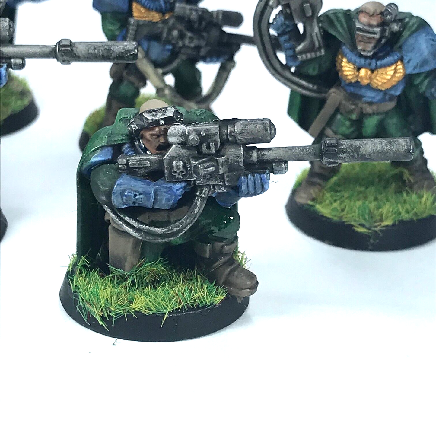 Classic Space Marine Ultramarine Scout Sniper Squad - Warhammer 40K C2607