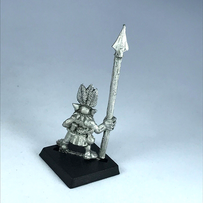 Forest Goblin with Spear Dated 1992 Orcs & Goblins - Warhammer Fantasy X11423