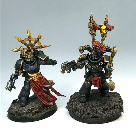 Chaos Space Marines Champions Painted - Warhammer 40K C490