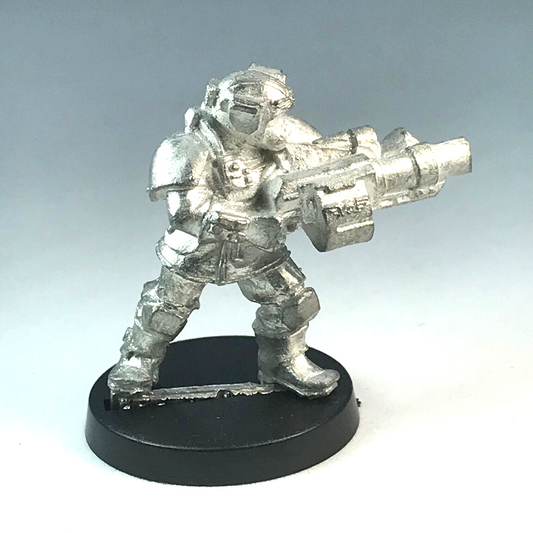 Metal Imperial Guard Kasrkin Stormtrooper Grenade Launcher - Warhammer 40K X235