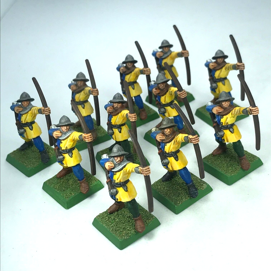 Classic Bretonnian Archers Longbows - Painted - Warhammer Fantasy C487