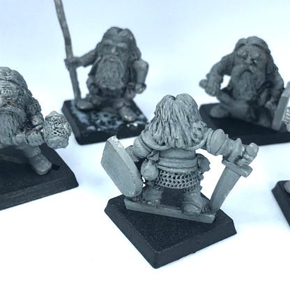 HHG Heartbreaker Dwarf Command and Warriors Metal Miniatures X10015