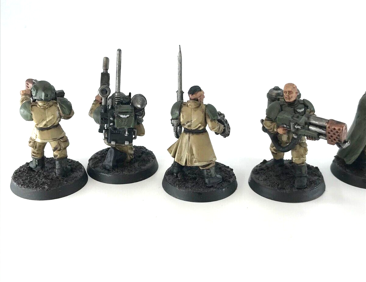 Cadian Company HQ Imperial Guard Astra Militarum - Painted Warhammer 40K C4395