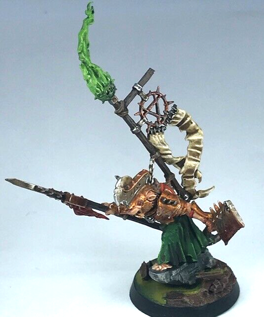 Skaven Warlord Commander - Painted - Warhammer Age of Sigmar C4030