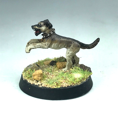 Metal Hobbit Farmer Maggott Dog - Painted - Warhammer / Lord of the Rings X4908