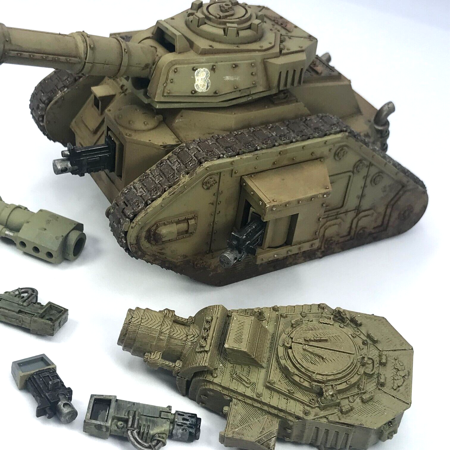 Imperial Guard Cadia Leman Russ Battle Tank - Painted - Warhammer 40K BOX39