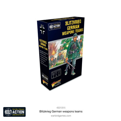 Blitzkrieg German Weapons Teams - Warlord Games Bolt Action Miniatures