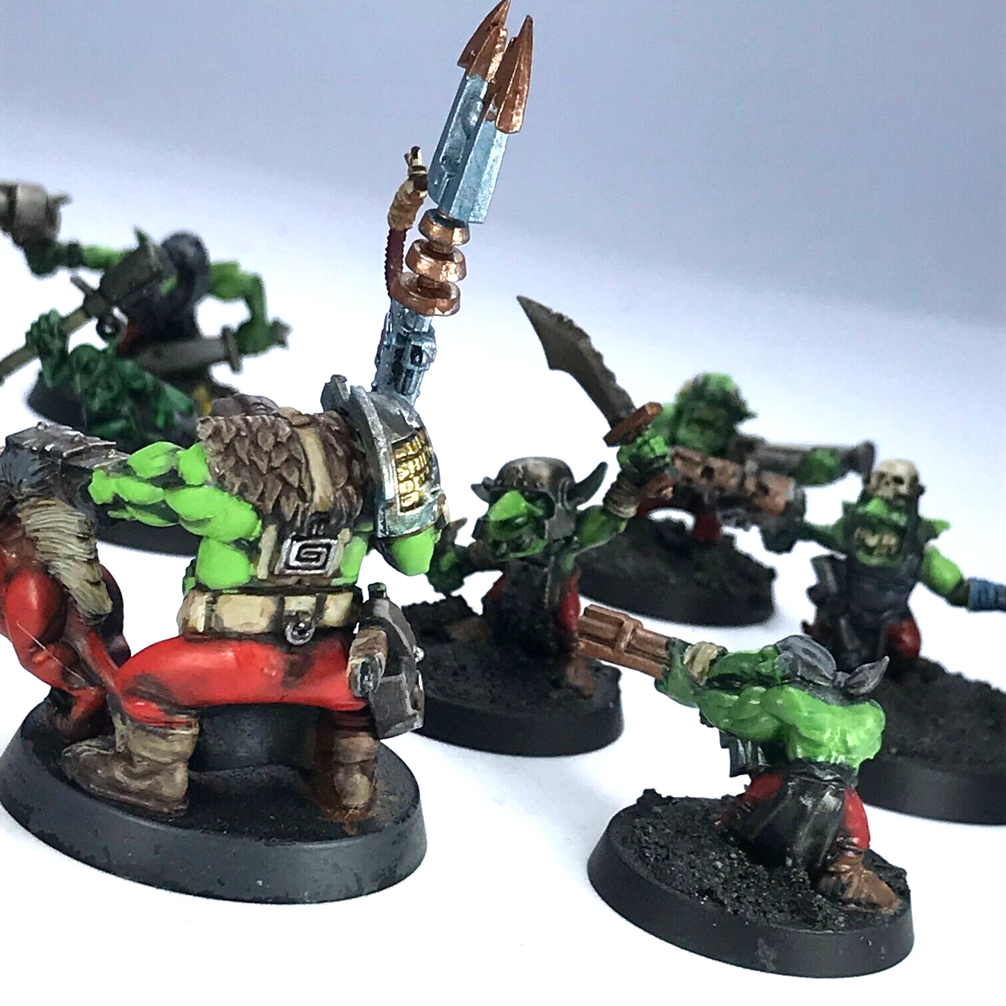 Space Ork Gretchin Squad & Runtherd Painted - Warhammer 40K Games Workshop C3246
