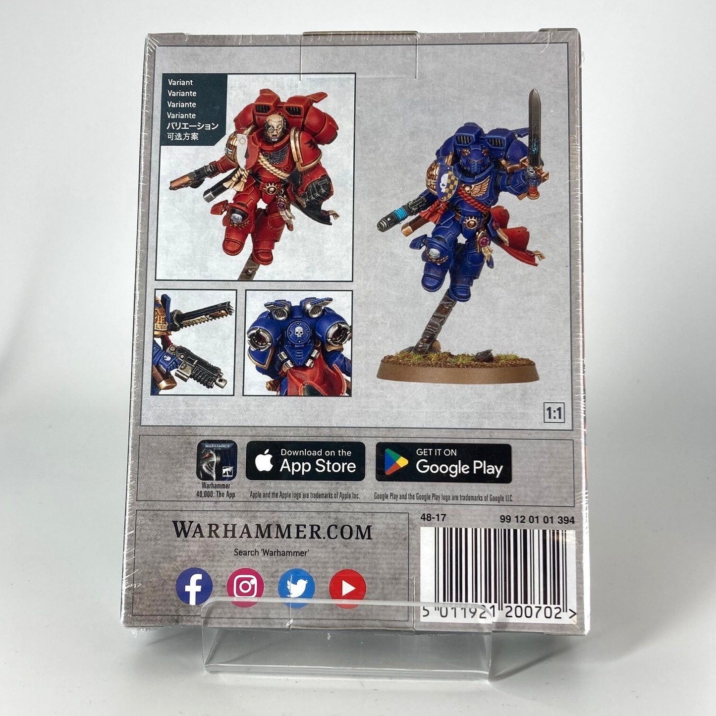 Captain with Jump Pack Space Marine Blister - Unassembled - Warhammer 40k W283