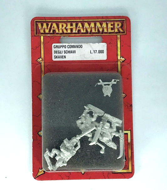 Classic Skaven Command Group Blister - Warhammer Fantasy Games Workshop C879